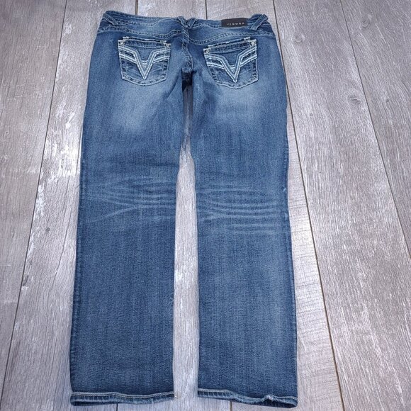 Vigoss Jeans Womens 16 Blue Dublin Boyfriend Fit Medium Denim Mid Rise Pants - Picture 3 of 8
